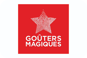 logo Gouters magiques, client des experts hm Tech, systèmes de collage Hotmelt en Normandie, le Grand Ouest et toute la France
